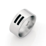 Stainless Steel & Ceramic Band